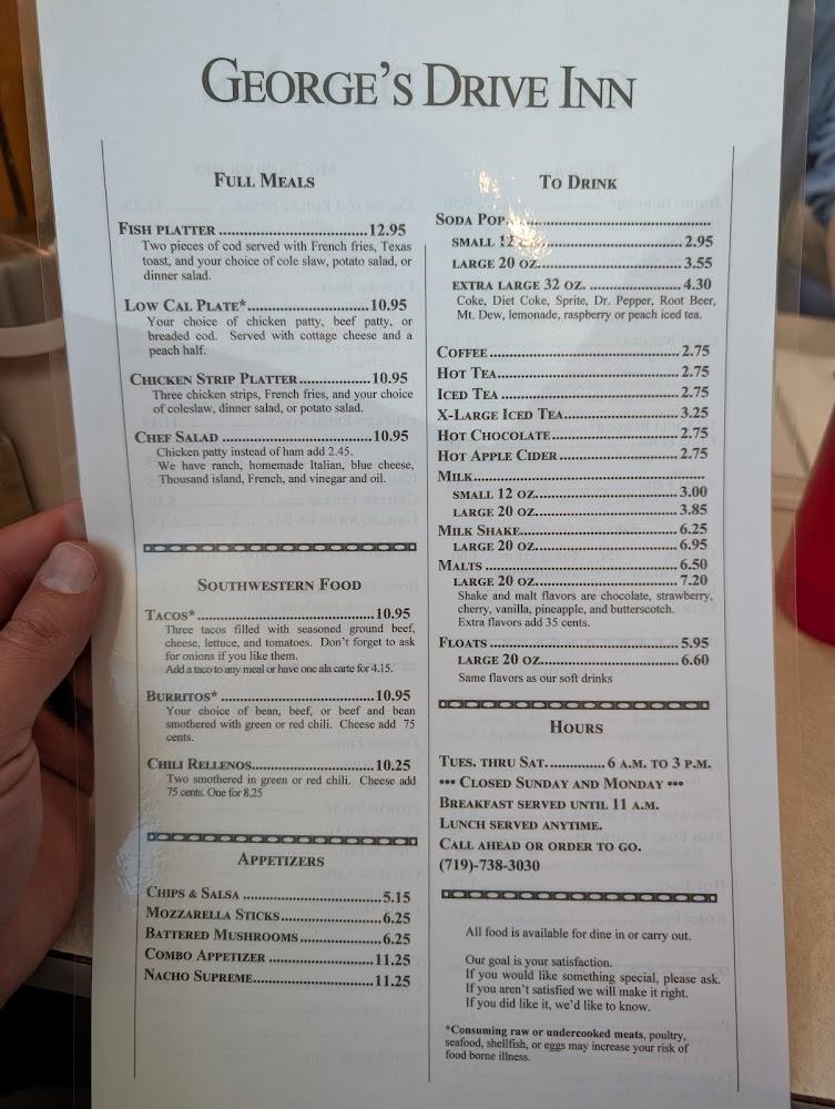 George's Drive Inn Chicken Strip Platter
